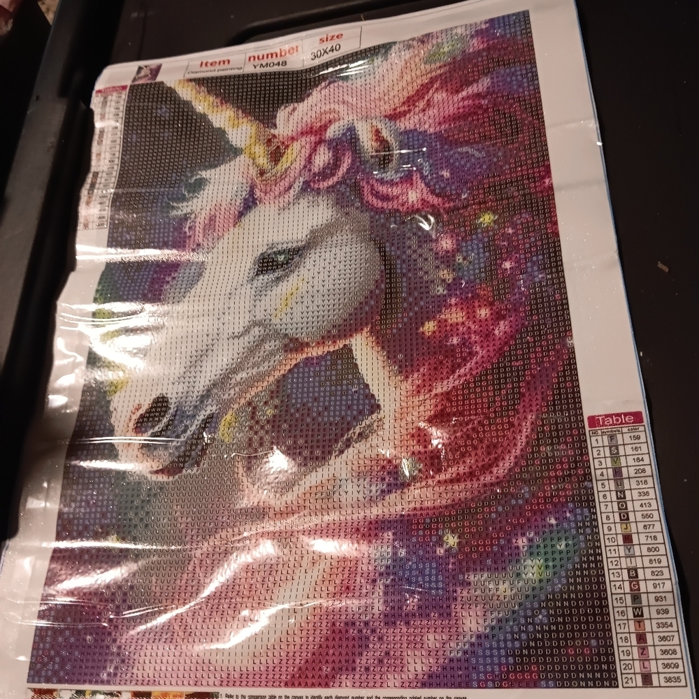 Unicorn Diamond Painting Kit 30x40